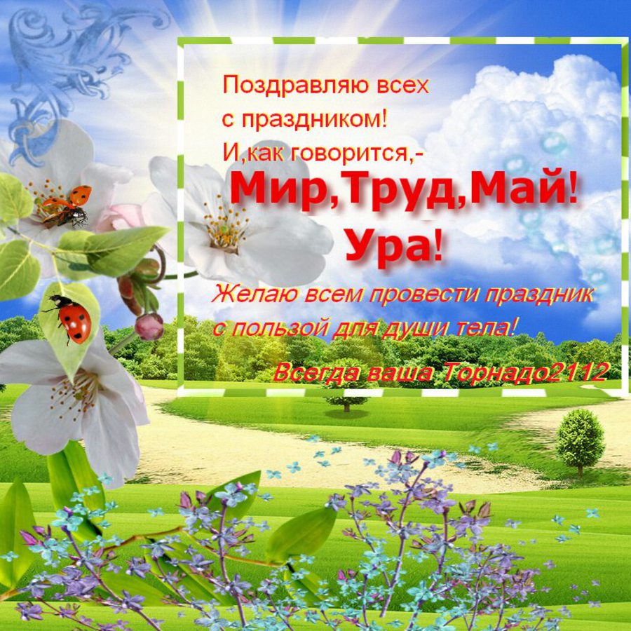 мир труд май ура