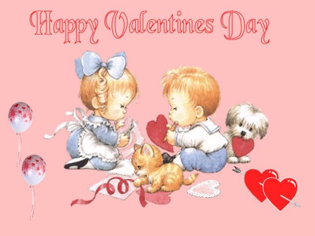 valentine's day открытки на английском